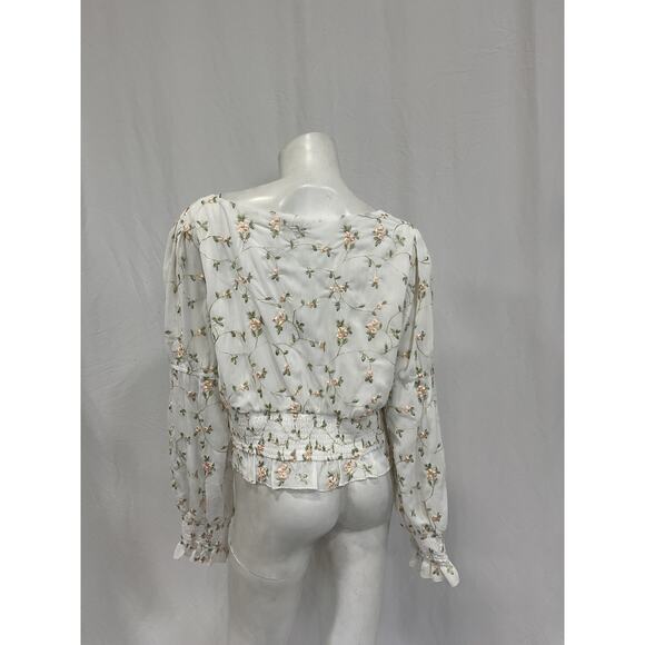 Majorelle 'Emerson' White Poly Top Size XL - Picture 3 of 5
